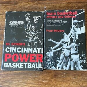 2 Vintage Basketball Coaching Offense Cincinnati Power Team Offense Defense 50s